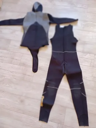 Traje neopreno pesca submarina 5mm talla M