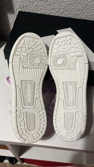 Botines Adidas Morado/Blanco Talla 38