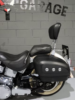 Harley Davidson Softail Deluxe Negra/Blanca