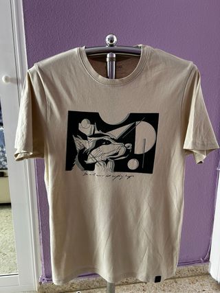 Camiseta Pull&Bear Caballero Beige