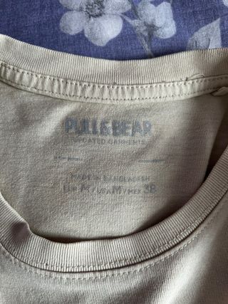 Camiseta Pull&Bear Caballero Beige