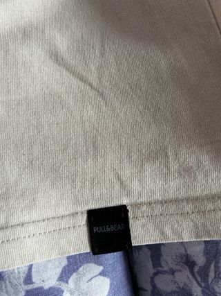 Camiseta Pull&Bear Caballero Beige
