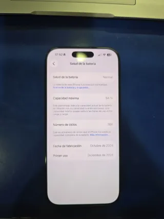 iPhone 16 Pro 128GB Negro/Dorado