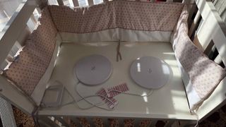 Minicuna Allegra con colchones y monitor