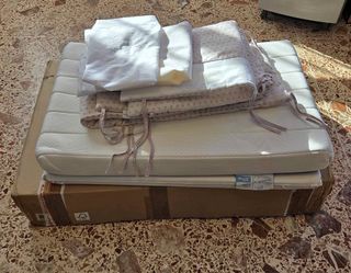 Minicuna Allegra con colchones y monitor