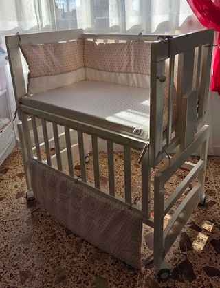 Minicuna Allegra con colchones y monitor