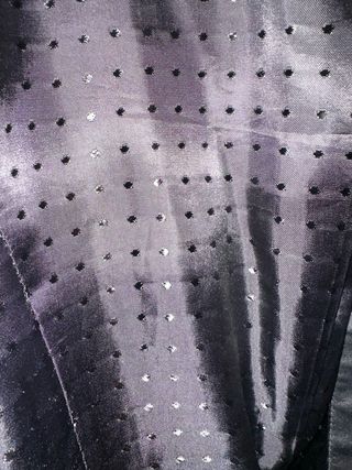 Giacchino Sisley in ecopelle con bordo decorato