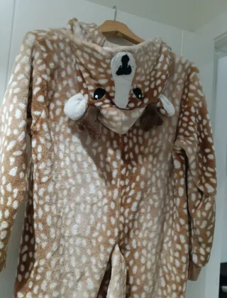 Pijama Ciervo Entero Cremallera Talla M