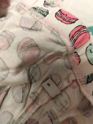 Pantaloni donna fantasia macarons