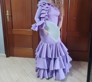 Traje Flamenca Lora del Río Volantes