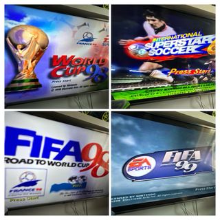 4 juegos Futbol N64