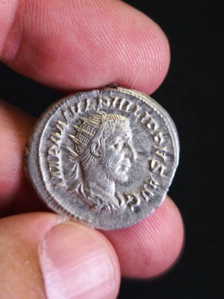 Moneda Romana Emperador Filipo I el Grande