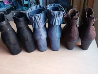 Botines Talla 38 Varios Modelos colores, un solo u