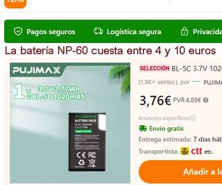 Cámara de vídeo digital