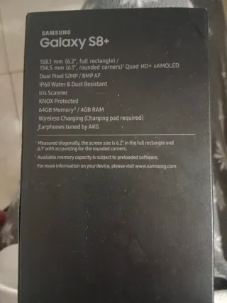 Samsung Galaxy S8 plus
