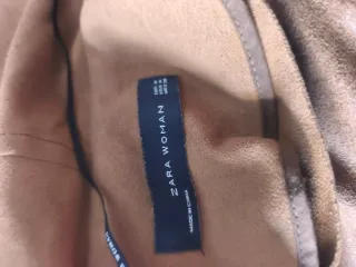 Blusa/Chaqueta Antelina Zara Marrón