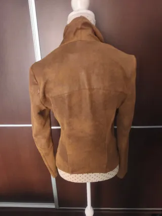 Blusa/Chaqueta Antelina Zara Marrón