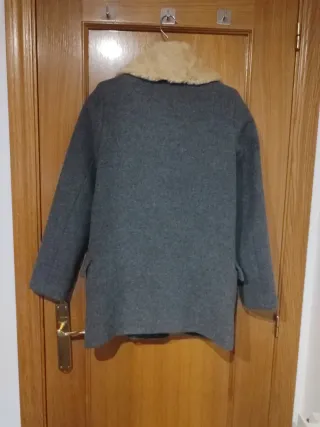 Abrigo gris Easy Wear talla 38