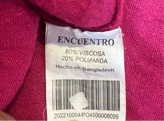 Blusa rosa manga corta mujer talla L