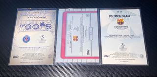 Lote Ronaldinho Topps Flagship UCC