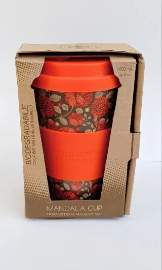 Tazza riutilizzabile, Mandala Cup, 400 ml