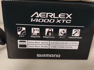 Shimano Aerlex 14000 XTC Mulinello Pesca