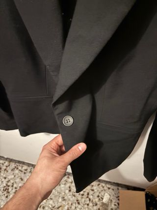 Chaqueta / Americana Azul Oscura- Negra