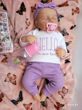 Bebé Reborn Vinilo y Tela