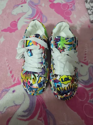 Zapatos urbanos multicolor