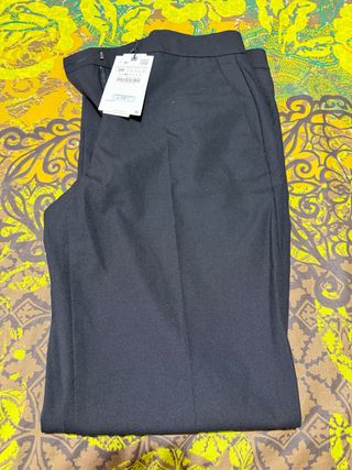 Pantalón Zara Negro Talla 38 Nuevo