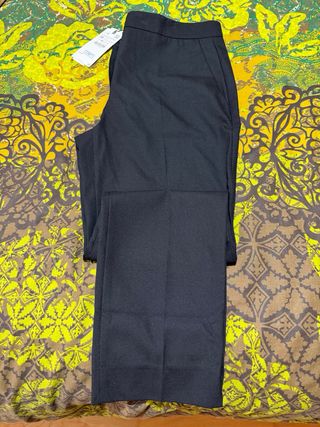 Pantalón Zara Negro Talla 38 Nuevo