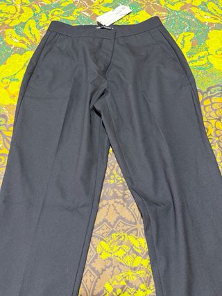 Pantalón Zara Negro Talla 38 Nuevo