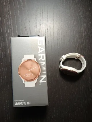 Reloj Garmin Vívomove HR Híbrido Dorado/Blanco