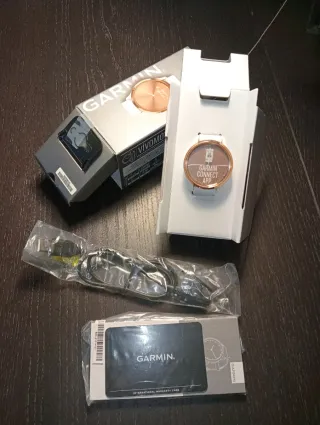 Reloj Garmin Vívomove HR Híbrido Dorado/Blanco