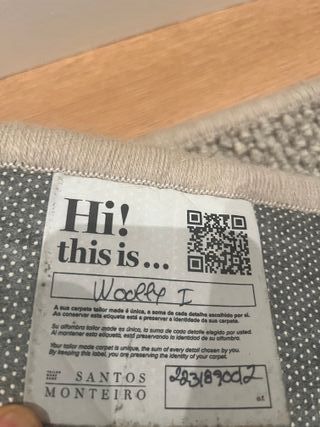 2 Alfombras Woolly I Santos Monteiro