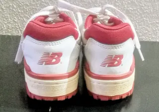 Zapatillas New Balance 550 Blancas y Rojas