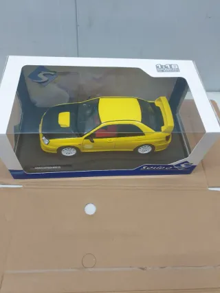 Coche Solido Subaru Impreza WRX STI Amarillo