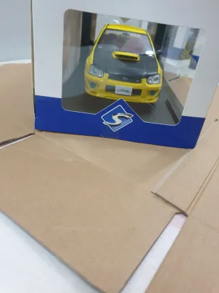 Coche Solido Subaru Impreza WRX STI Amarillo