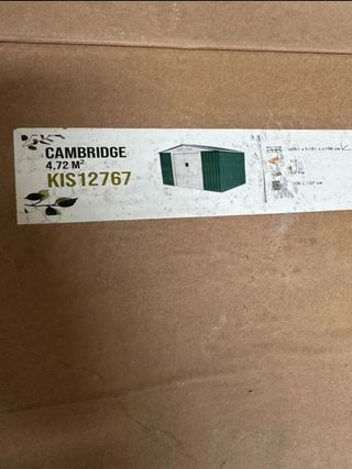 Caseta jardín metálica 4.72 m2 Cambridge
