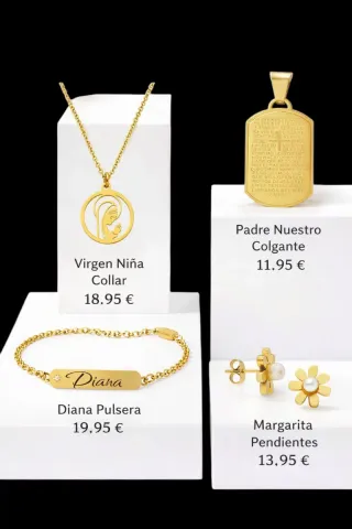 Joyeria fina en oro plata o acero Precios comodos