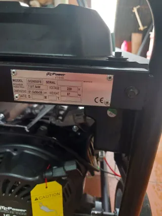 Generador 7.5 kW - 2 meses de uso