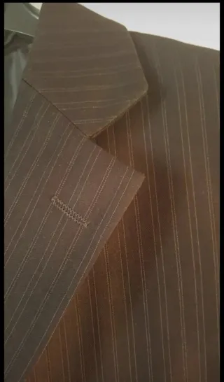 Abito uomo vintage tg L blu scuro