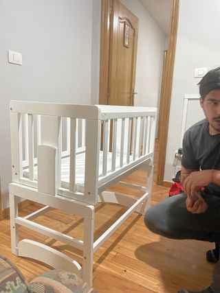 Minicuna colecho blanca