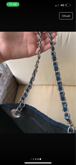 Borsa I'm the Lucky Bag Blue