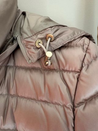 Parka acolchada Massimo Dutti gris