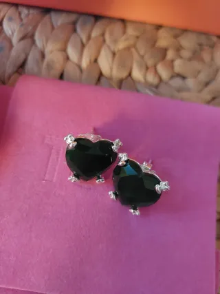 Pendientes Corazón Tous Verdes