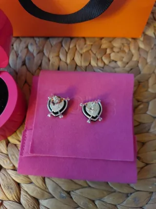 Pendientes Corazón Tous Verdes