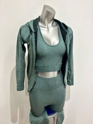 Conjunto deportivo 3 piezas verde