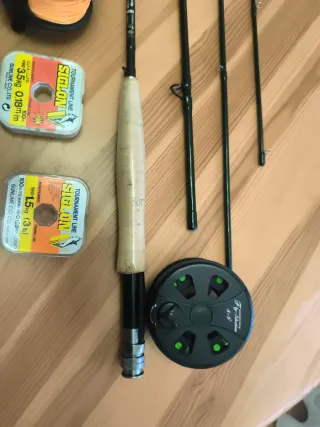 Caña de pesca truchas y barbo NO envío solo madrid