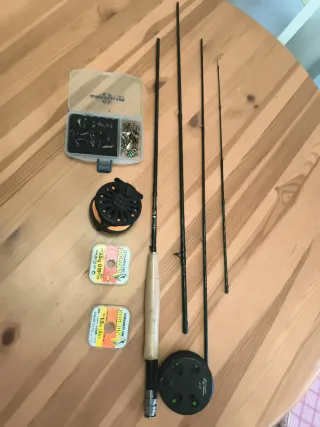 Caña de pesca truchas y barbo NO envío solo madrid